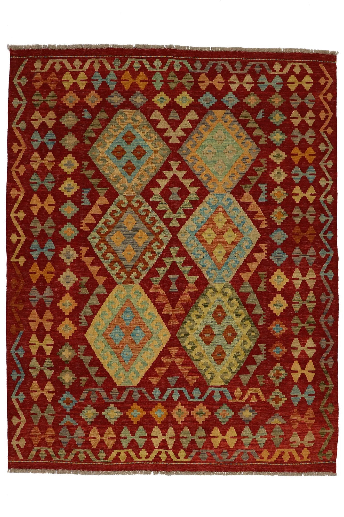 Kelim-matto 158 X 201 cm Aitomatto