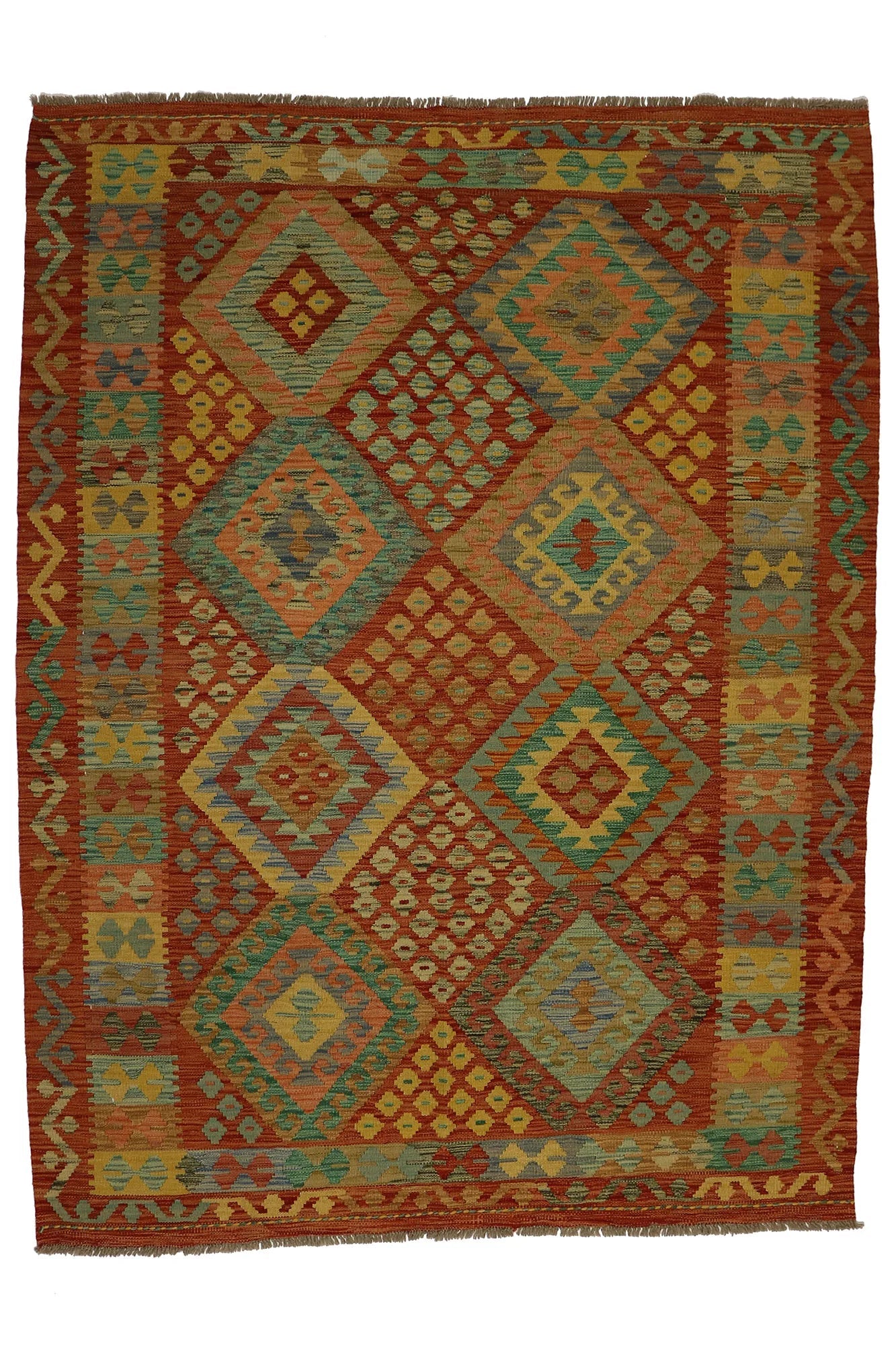 Kelim-matto 157 X 206 cm Aitomatto