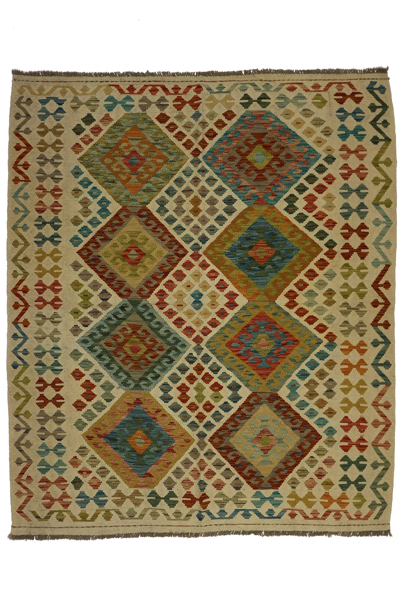 Kelim-matto 161 X 190 cm Aitomatto