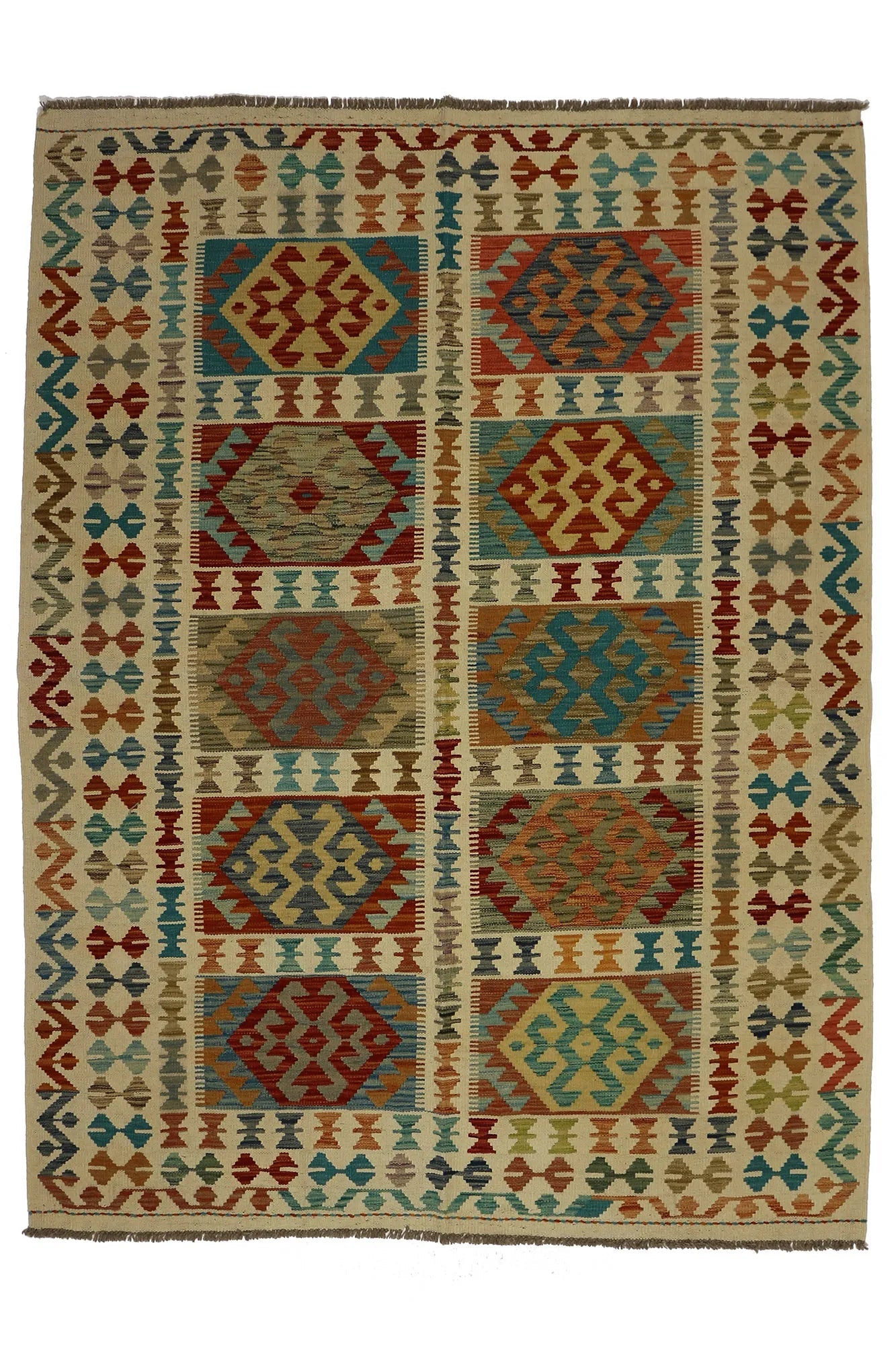 Kelim-matto 151 X 202 cm Aitomatto