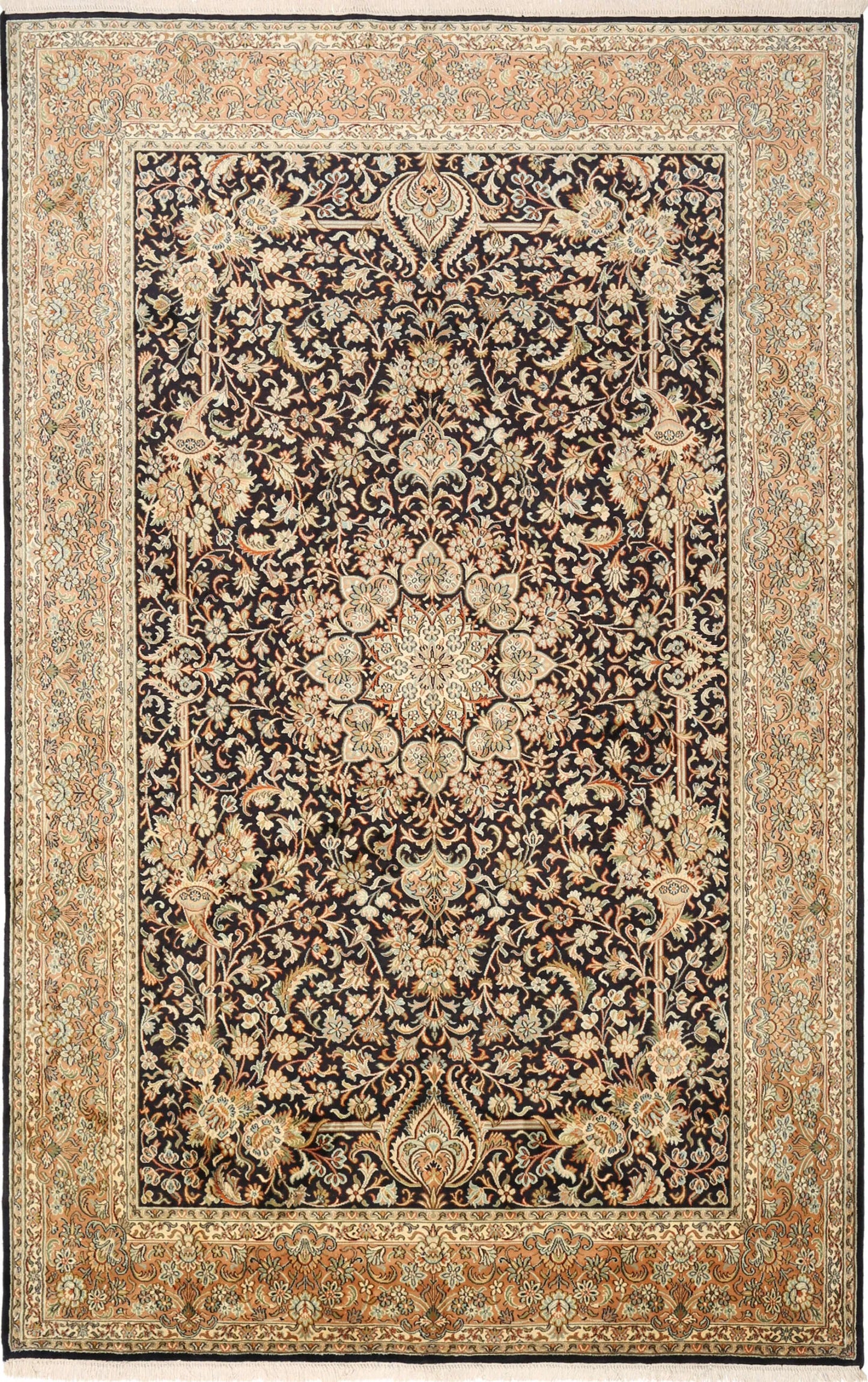 Kashmir silkki-matto 182 X 273 cm