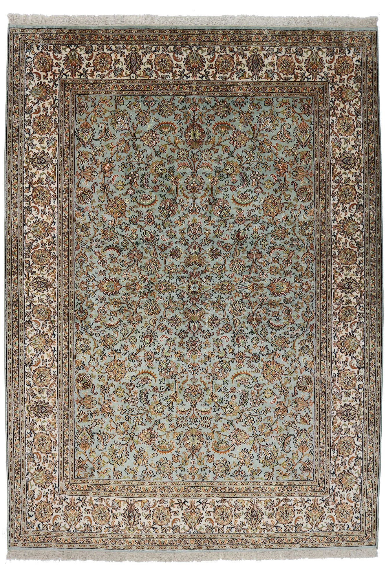 Kashmir silkki-matto 155 X 217 cm