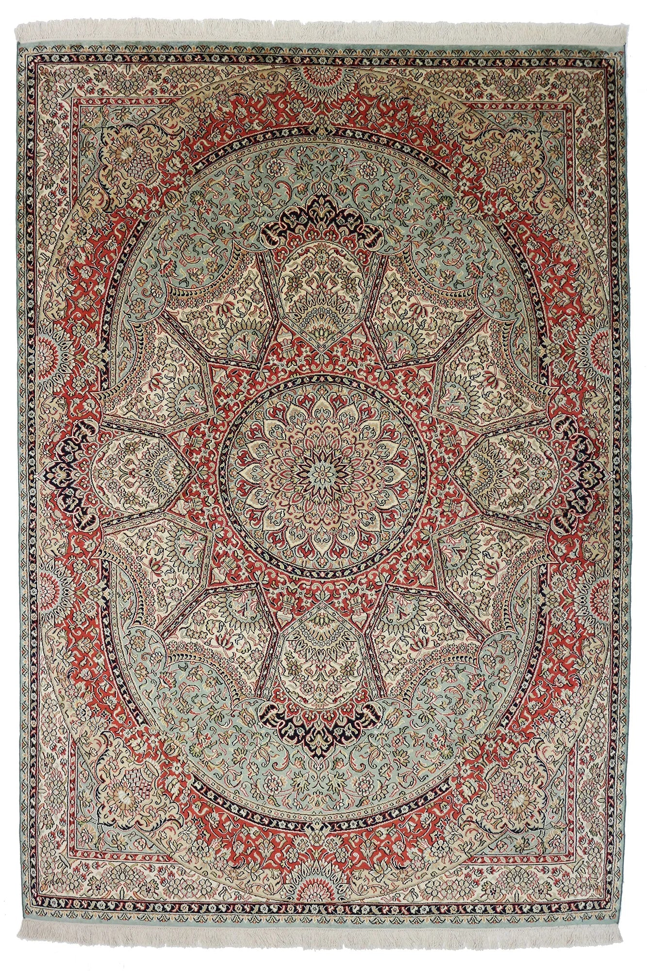 Kashmir silkki-matto 151 X 220 cm Aitomatto