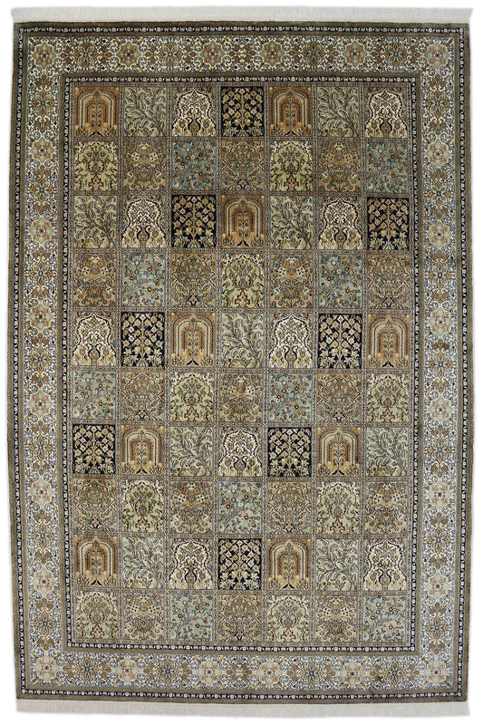 Kashmir silkki-matto 214 X 304 cm