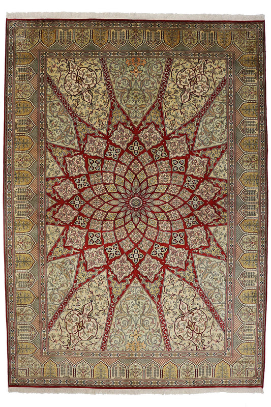 Kashmir silkki-matto 174 X 245 cm
