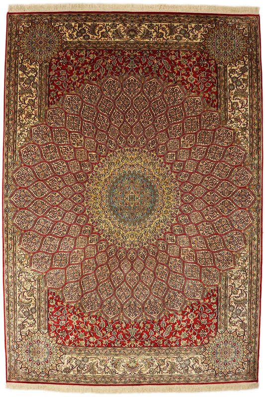 Kashmir silkki-matto 127 X 184 cm