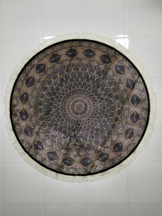 Qum silkki-matto 200 X 200 cm