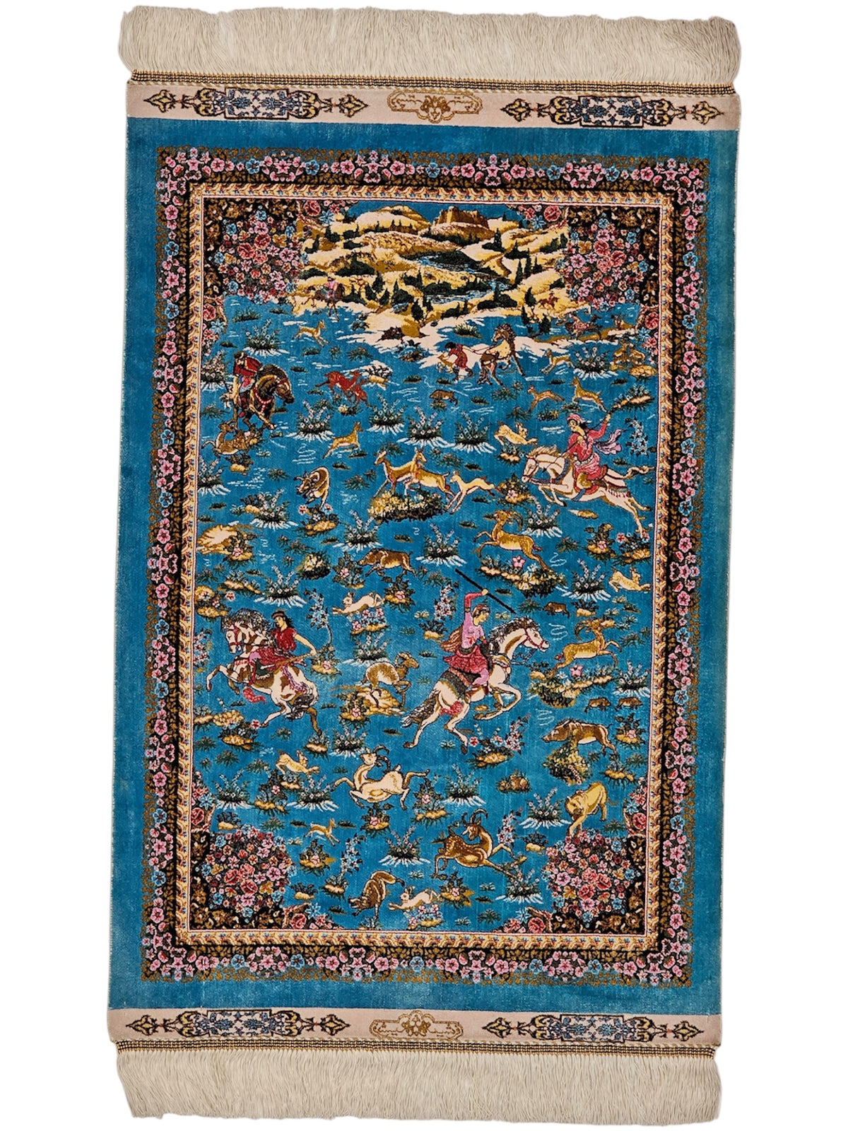 Bambusilkkimatto – Metsästysaiheinen 60 X 90 cm