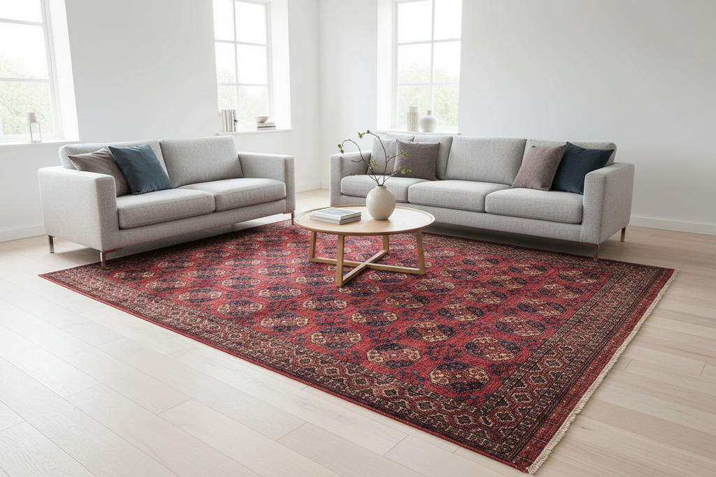 Afghan-matto 286 X 359 cm