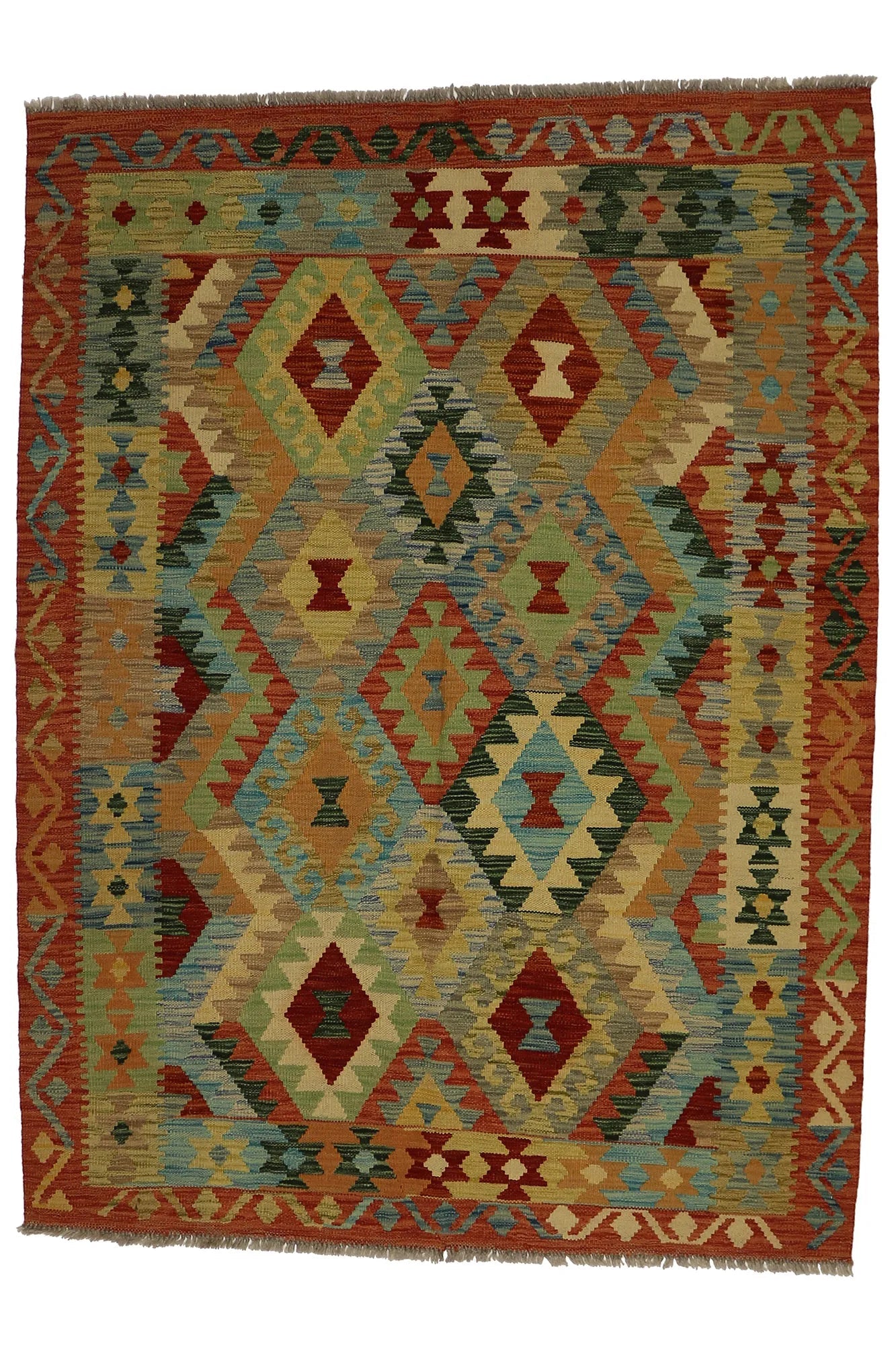 Kelim-matto 126 X 169 cm Aitomatto