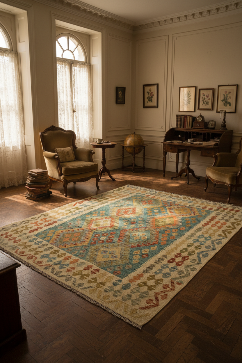 Kelim-matto 156 X 202 cm