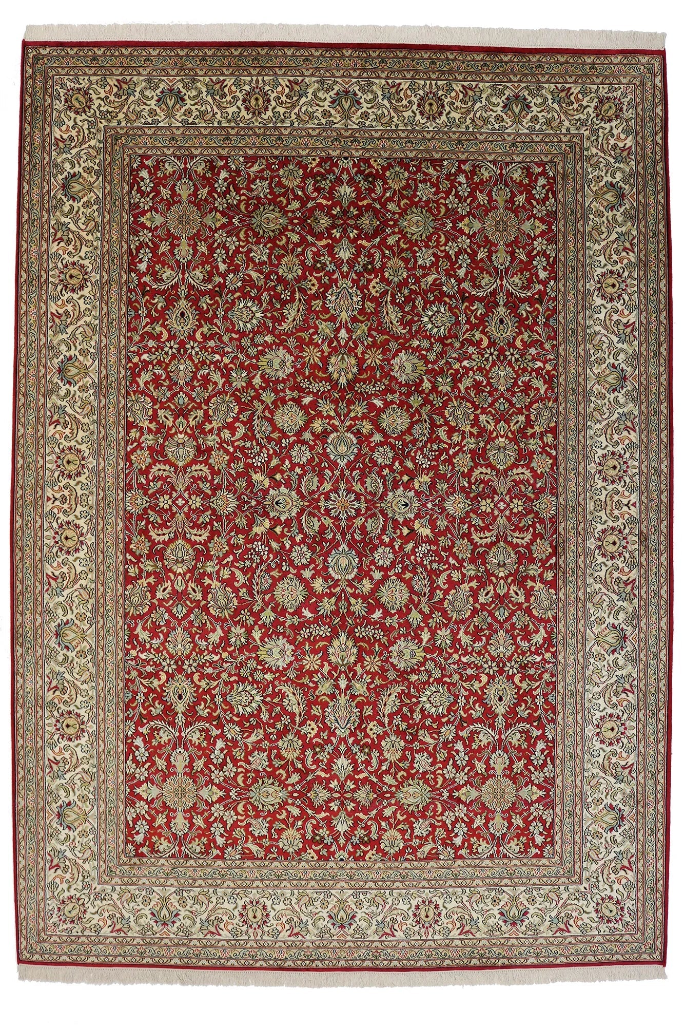 Kashmir silkki-matto 171 X 243 cm Aitomatto