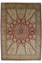 Kashmir silkki-matto 174 X 245 cm Aitomatto