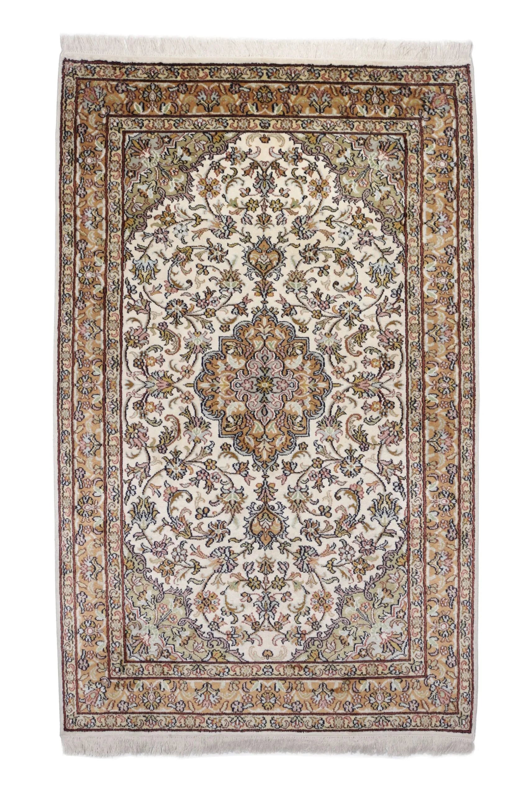 Kashmir silkki-matto 94 X 150 cm Aitomatto