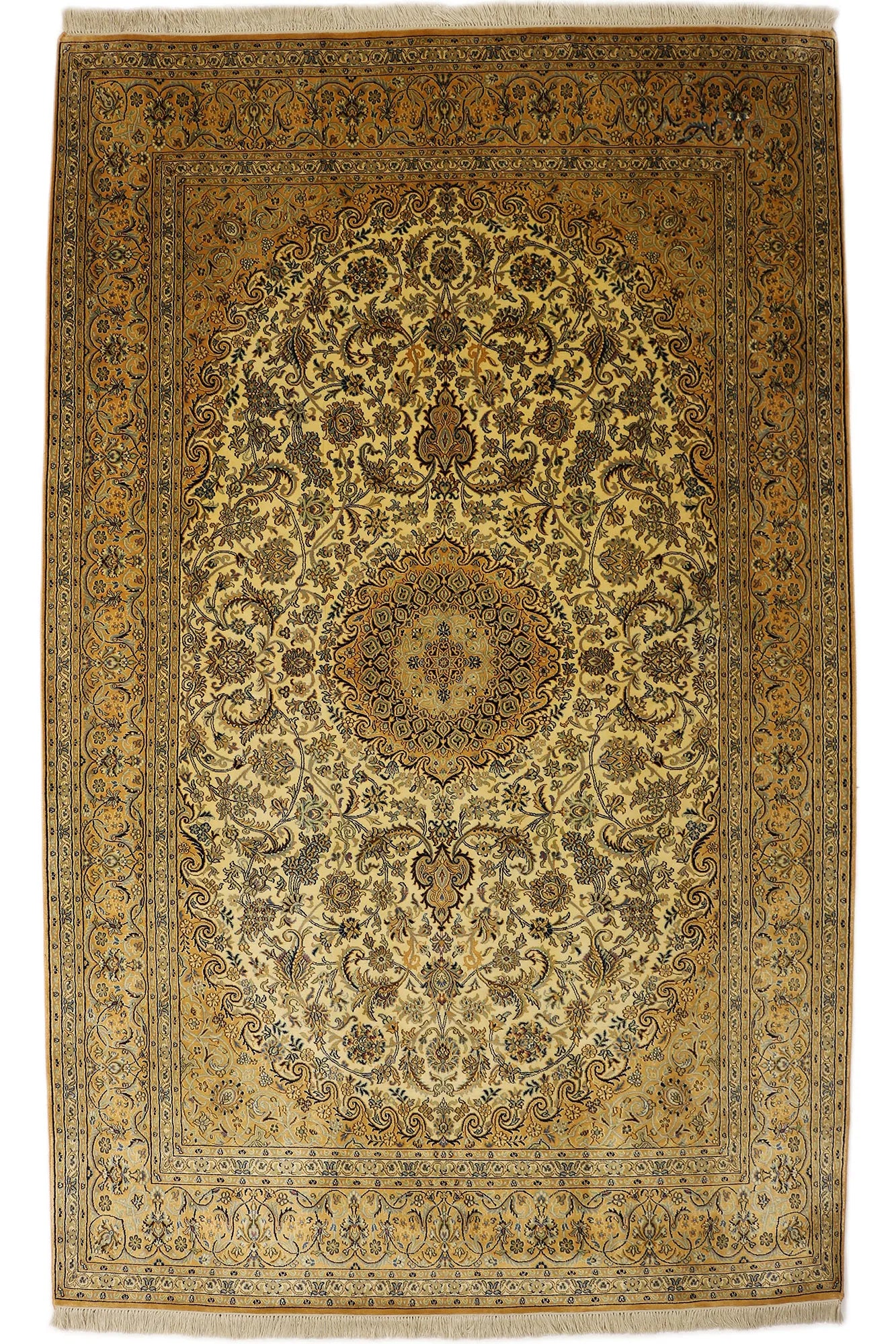 Kashmir silkki-matto 121 X 194 cm