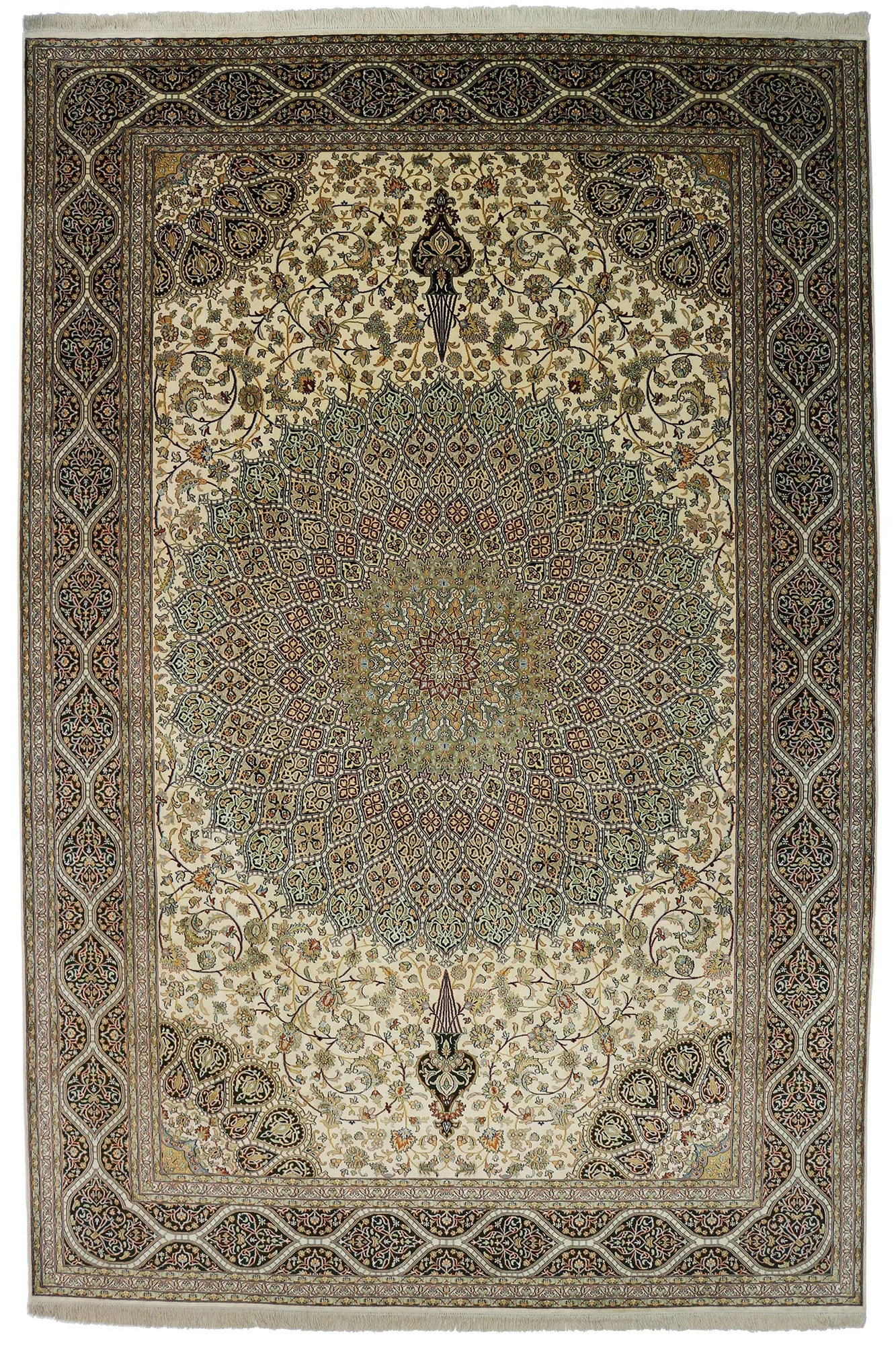 Kashmir silkki-matto 187 X 284 cm