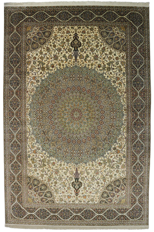Kashmir silkki-matto 187 X 284 cm