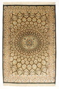 Kashmir silkki-matto 64 X 94 cm Aitomatto