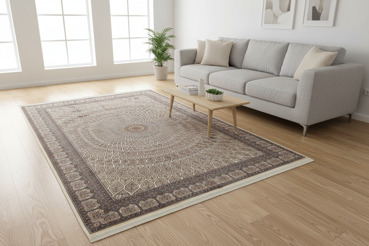 Qum silkki-matto 200 X 300 cm