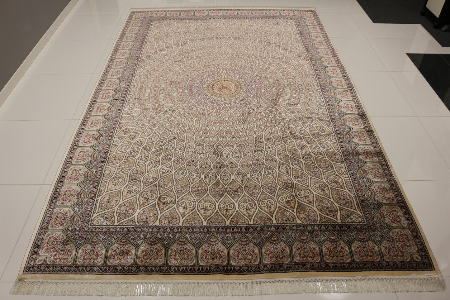 Qum silkki-matto 200 X 300 cm