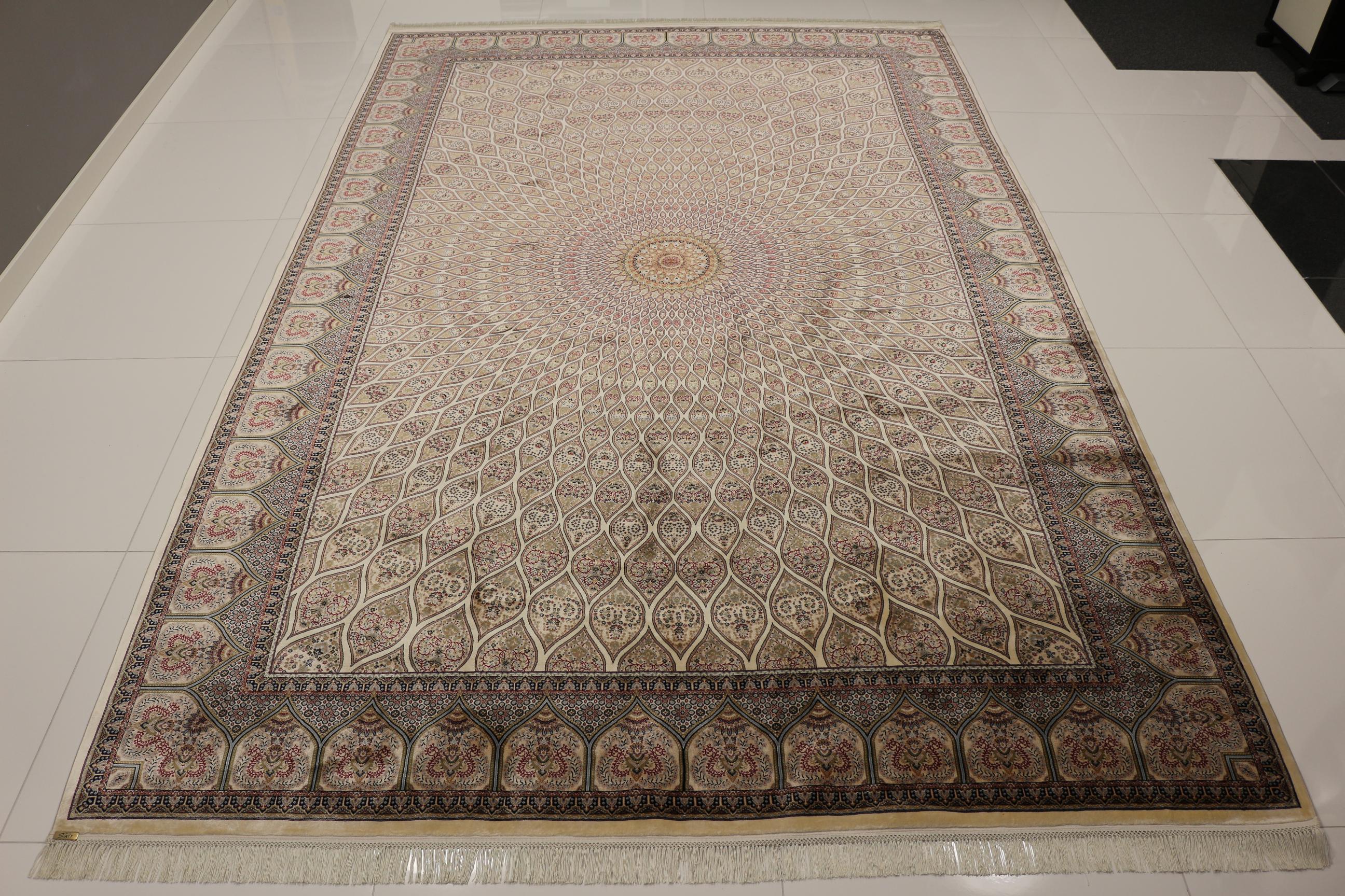 Qum silkki-matto 200 X 300 cm Aitomatto