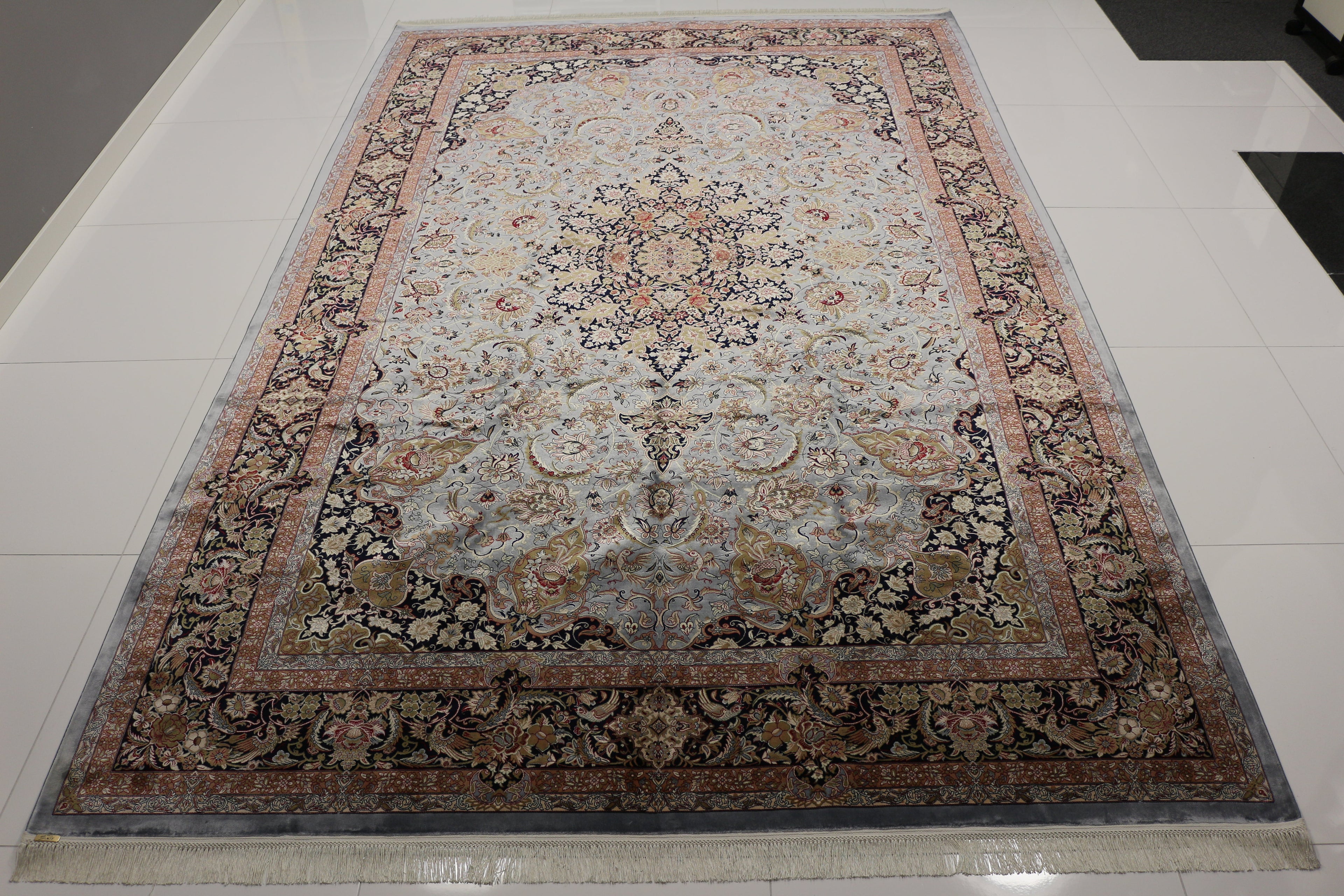 Kashan silkki-matto 200 X 300 cm Aitomatto