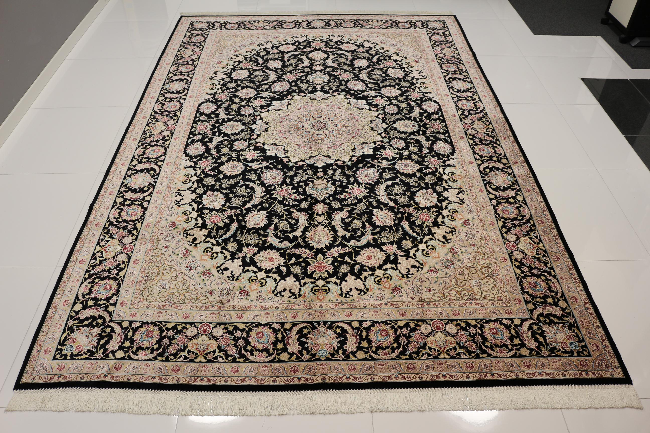 Kashan silkki-matto 200 X 295 cm Aitomatto