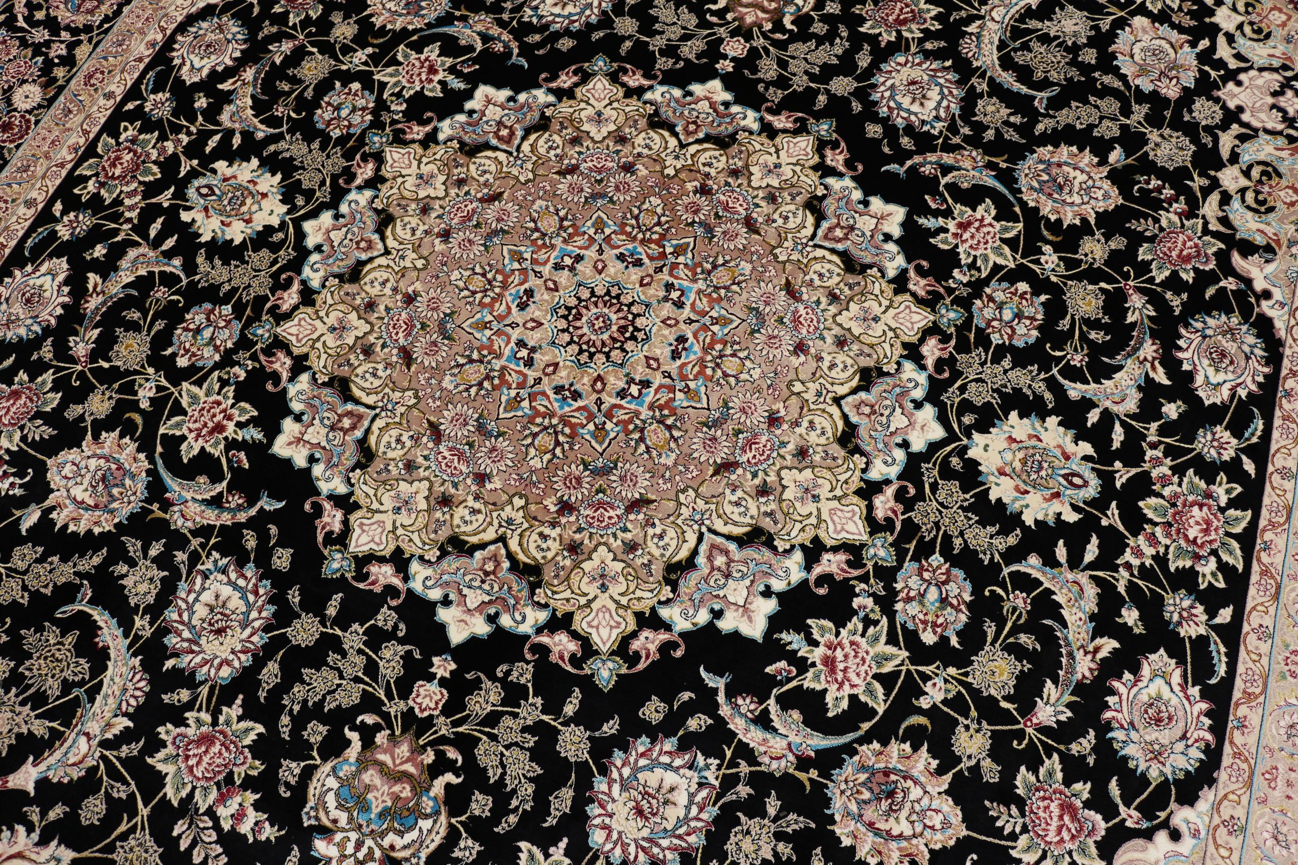 Kashan silkki-matto 200 X 295 cm Aitomatto