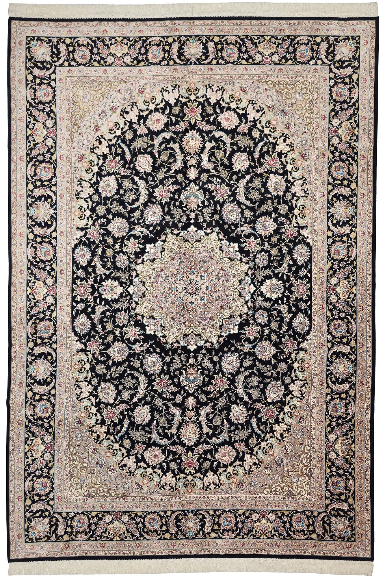 Kashan silkki-matto 200 X 295 cm Aitomatto