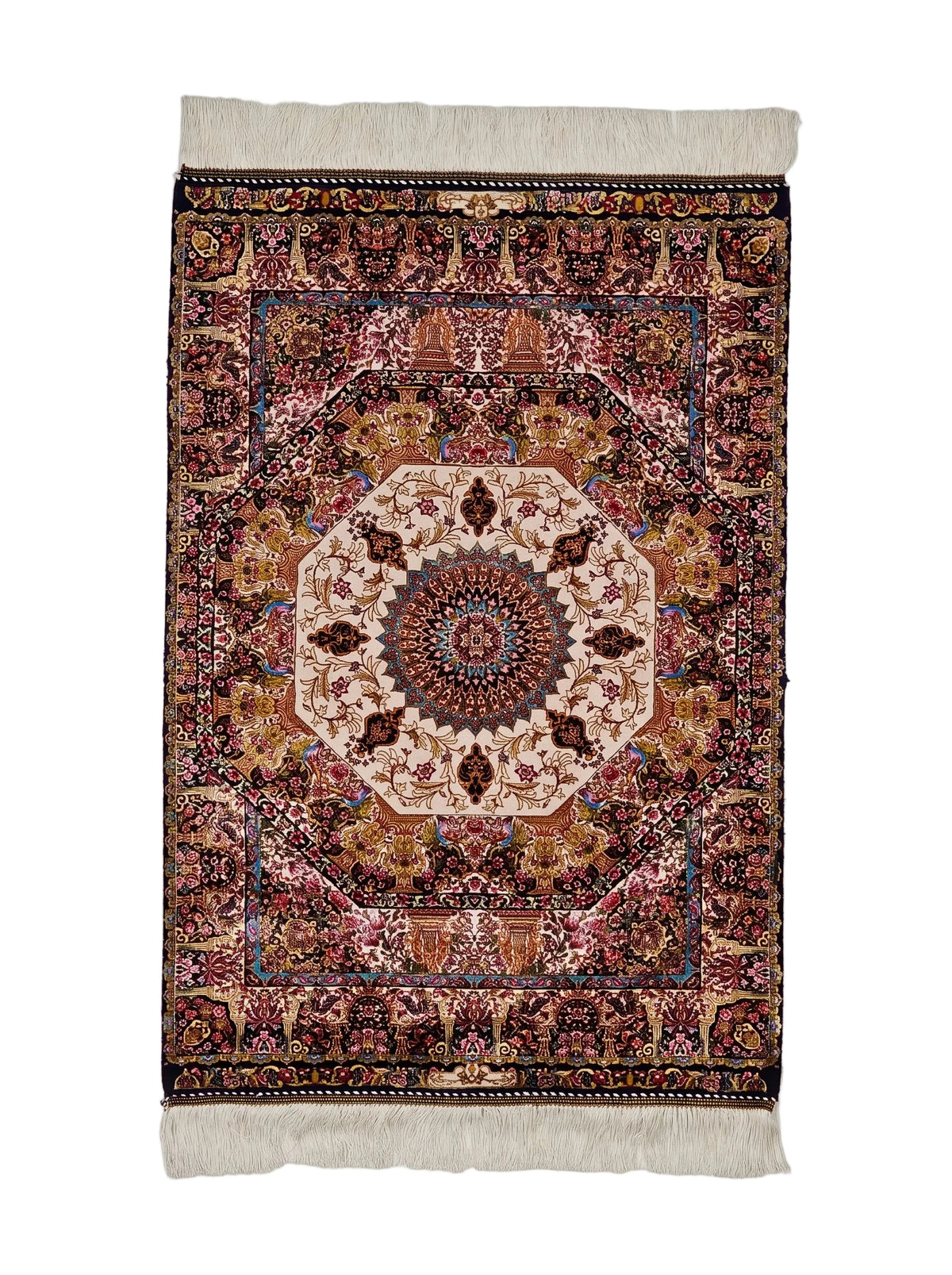 Kashan silkki-matto 60 X 90 cm