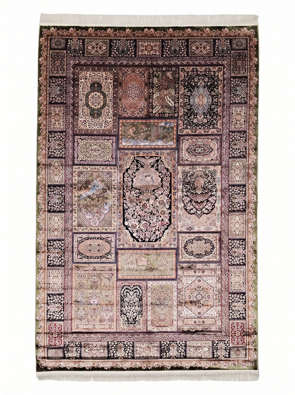 Bakhtiari silkki-matto 145 X 225 cm