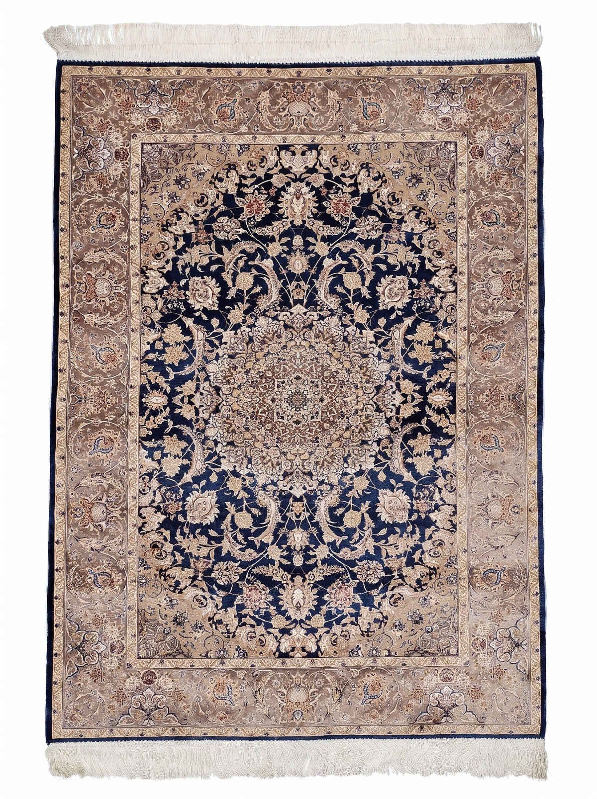 Kashan silkki-matto 100 X 145 cm