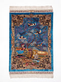 Elämänpuu-aiheinen silkki-matto 80 X 120 cm