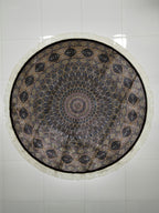 Qum silkki-matto 200 X 200 cm Aitomatto